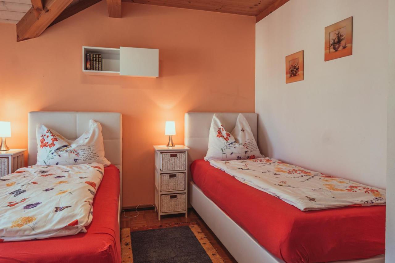 Armonia Altach, 2-6 P, 2 Schlafzimmer, Kueche, Parkplatz, Balkon, Wifi, Garten, Stellplatz Fuer Ski Exterior photo